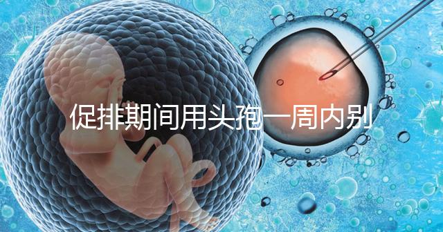 促排期間用頭孢一周內(nèi)別喝酒，基礎(chǔ)卵泡少能不能吃了解下