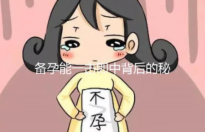 備孕能一擊即中背后的秘密？你要長期做到這6點！